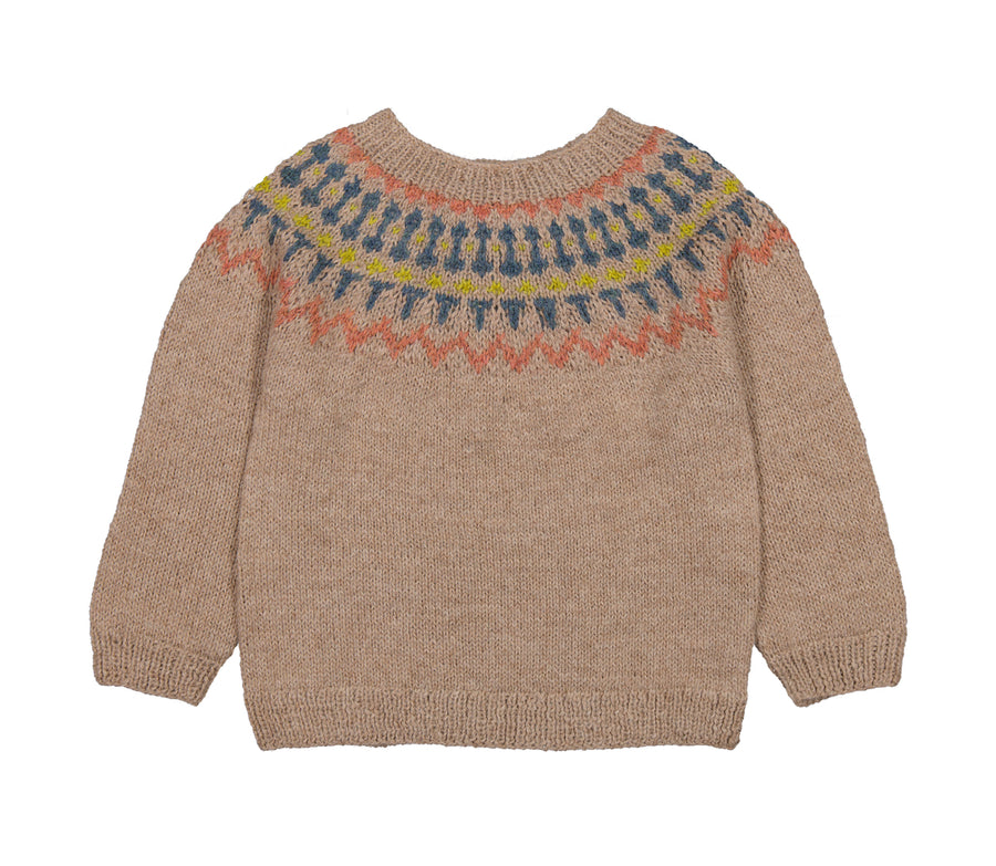Peysa - Alpaca Ull - Tuso - Multicolour Block