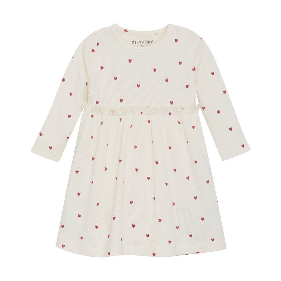 Kjóll með samfellu - Heart - Eggnog