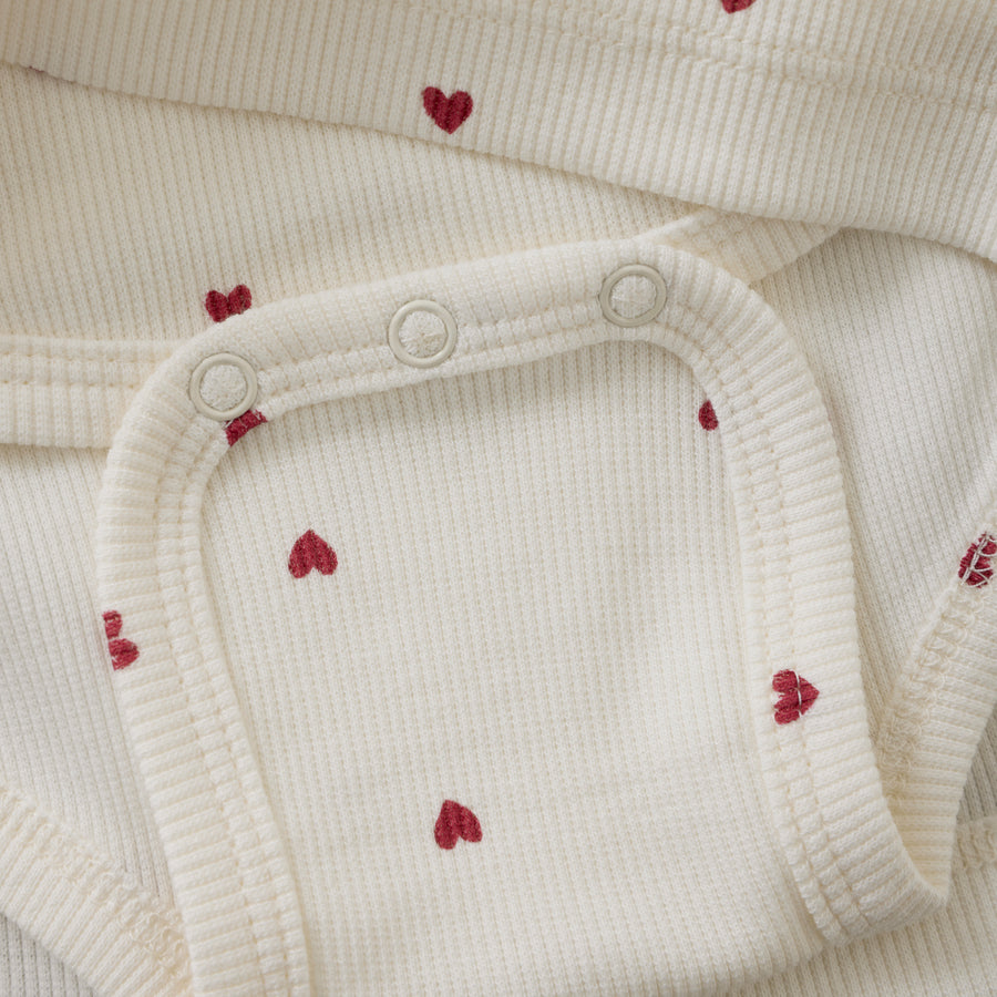 Kjóll með samfellu - Heart - Eggnog