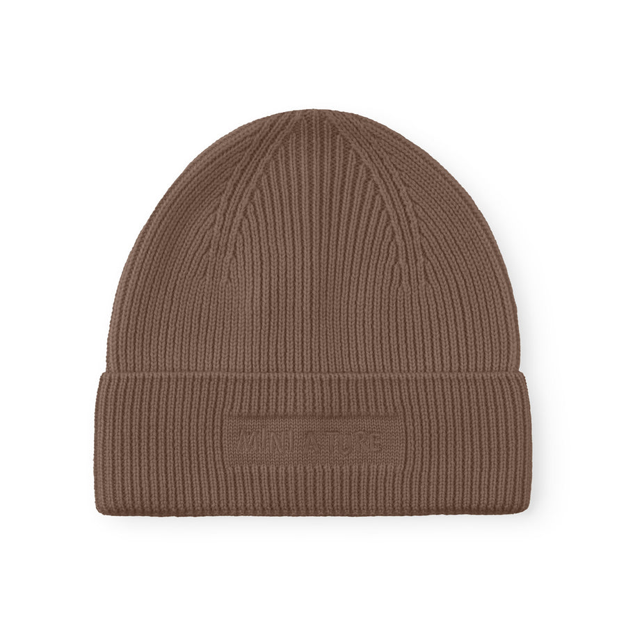Húfa - Boje - Ull - Chestnut brown  - Forpöntun kemur í lok ágúst