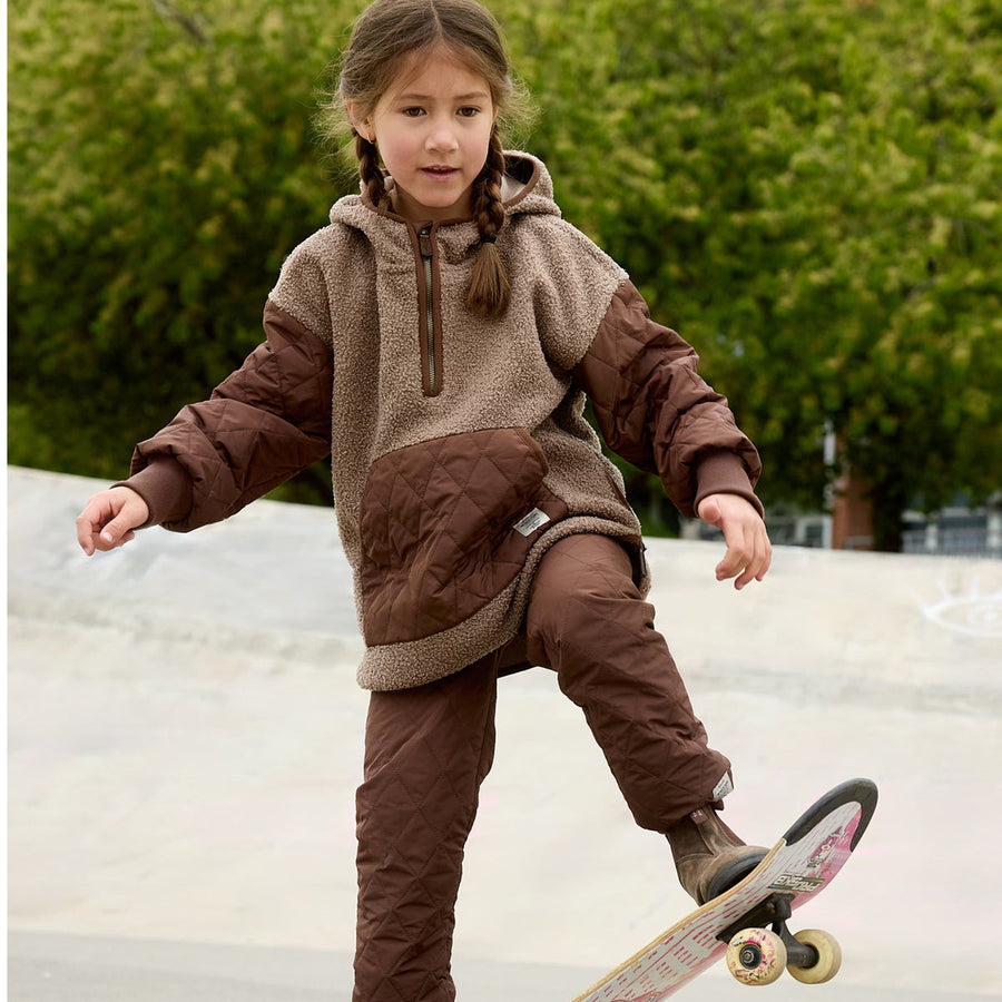 Anorak - Thermo - Matsixten - Chestnut brown