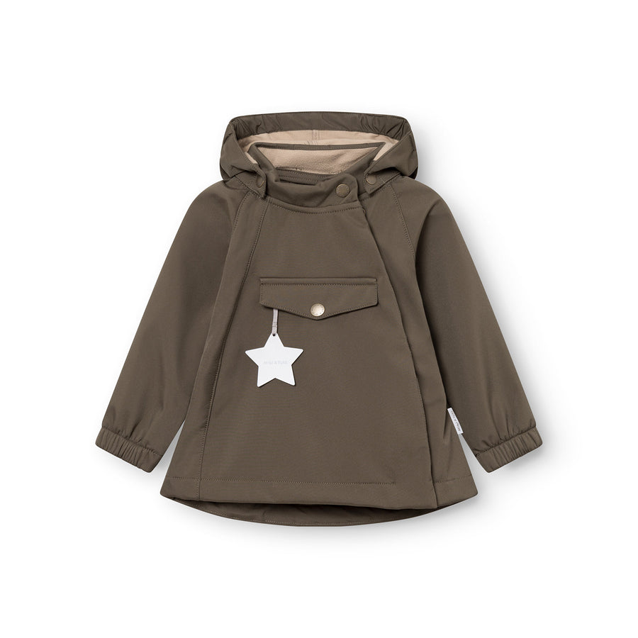 Jakki - Softshell - Matwai - Tarmac green