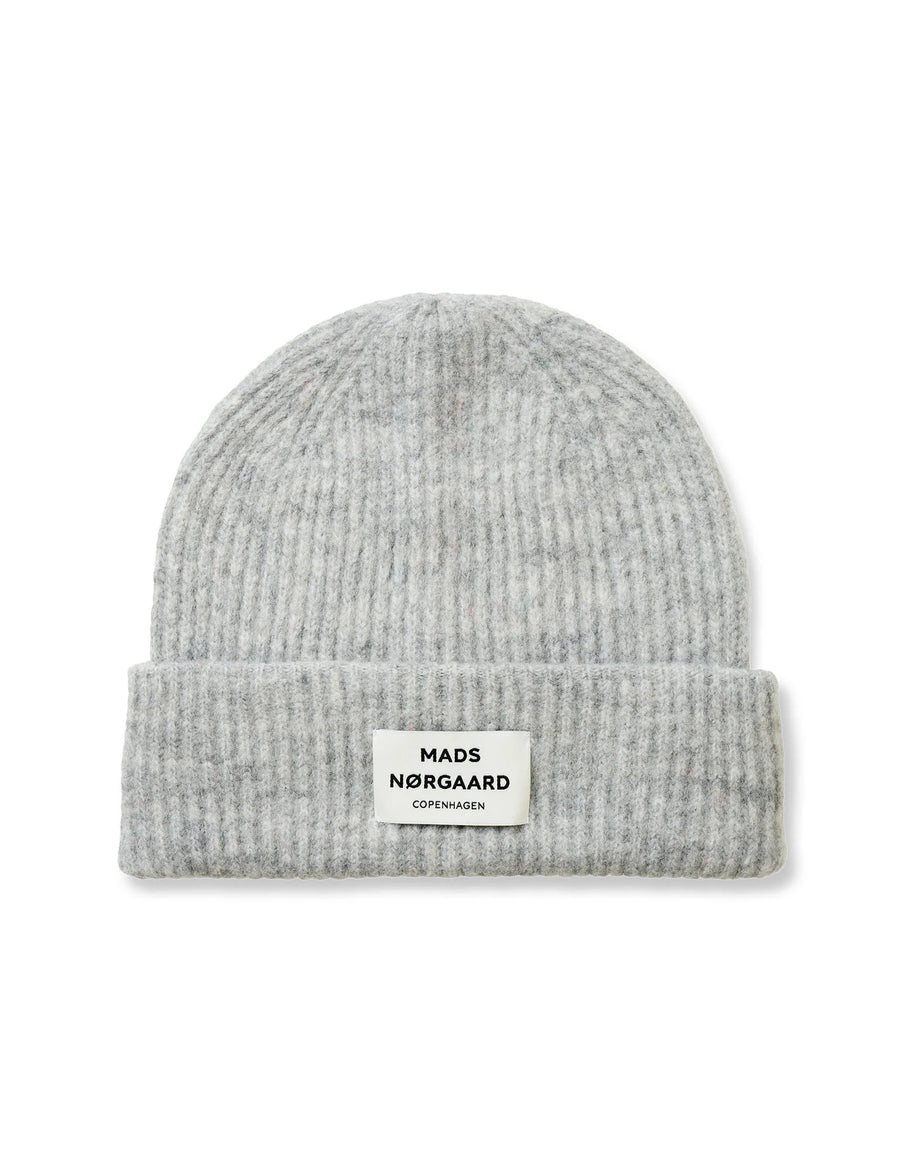 Húfa - Anju - Ull - Light Grey Melange