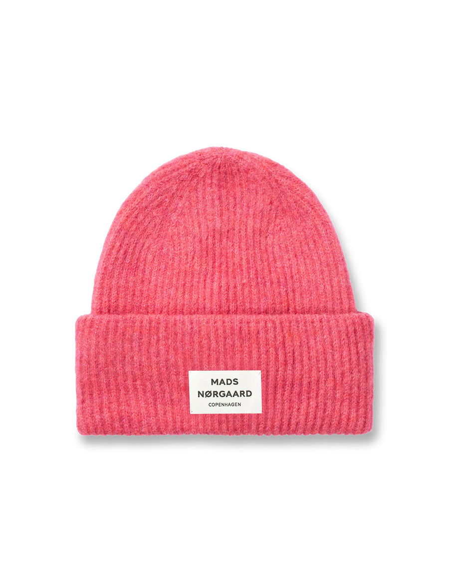 Húfa - Anju - Ull - Hot Pink