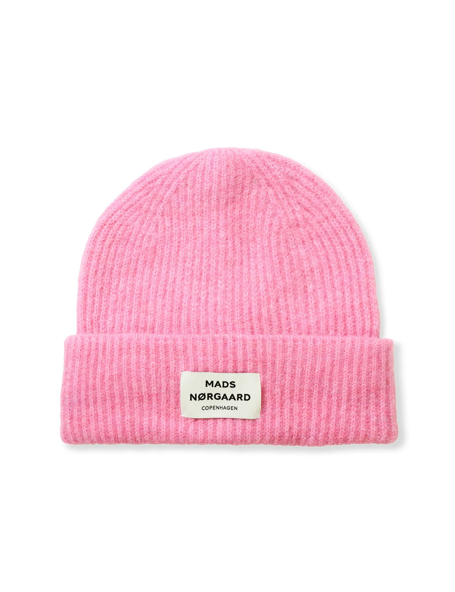 Húfa - Anju - Ull - Fuchsia Pink