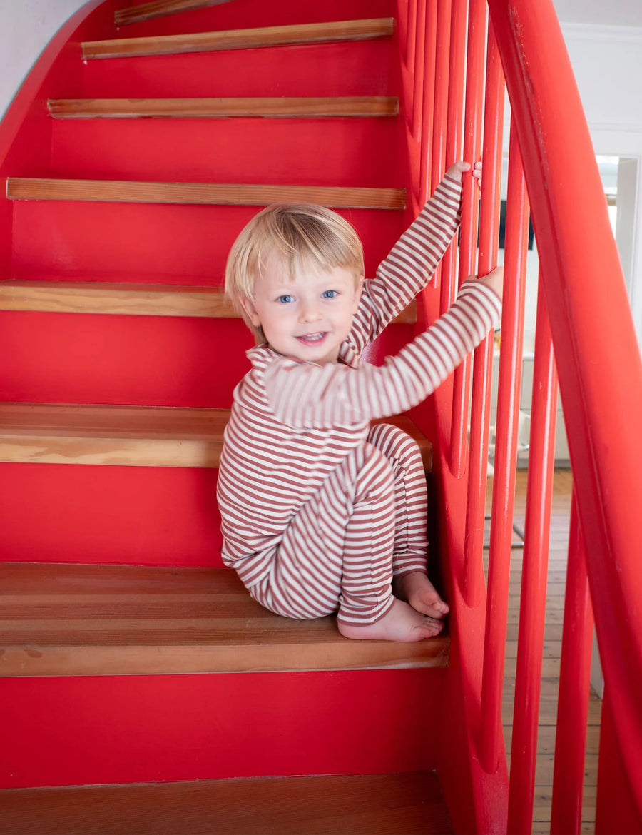 Leggings - Striped - Norgaard - Cedar Wood/Vanilla Ice