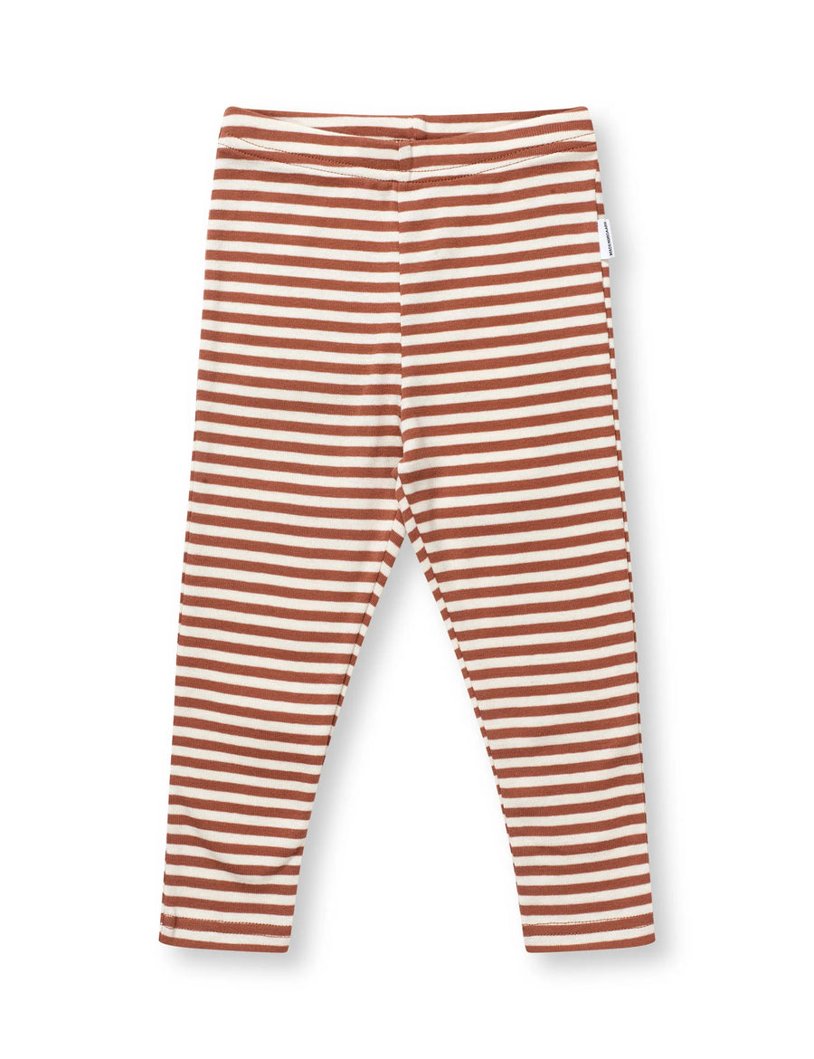 Leggings - Striped - Norgaard - Cedar Wood/Vanilla Ice