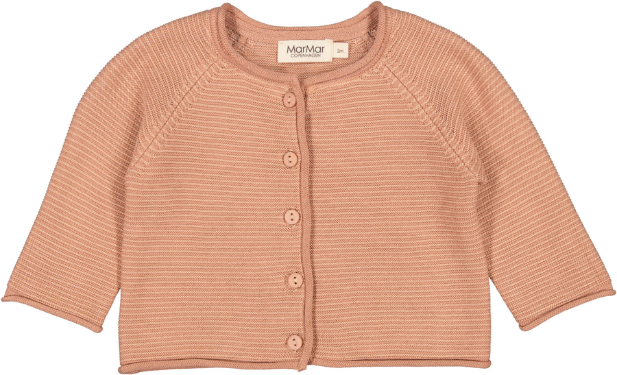 Peysa - Totti - Hneppt - Baby - Rose Brown Stripe