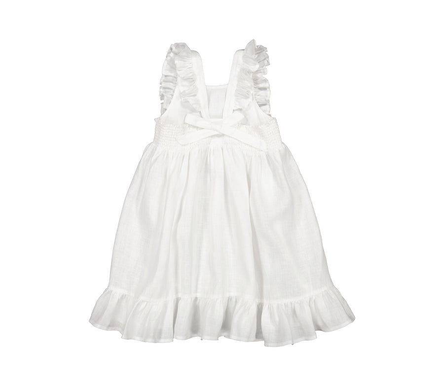 Kjóll - Danita - Linen - White