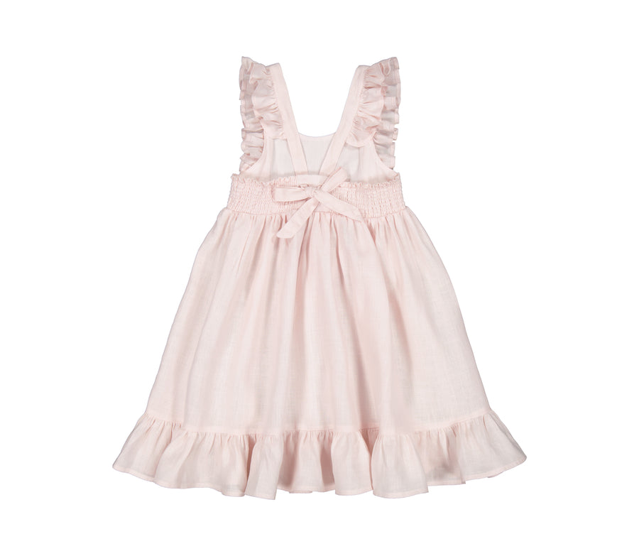 Kjóll - Danita - Linen - Mauve Rose