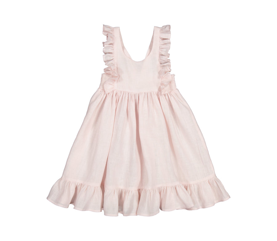 Kjóll - Danita - Linen - Mauve Rose
