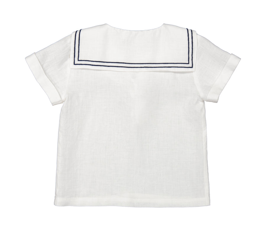 Skyrta- Tosea - Linen - White