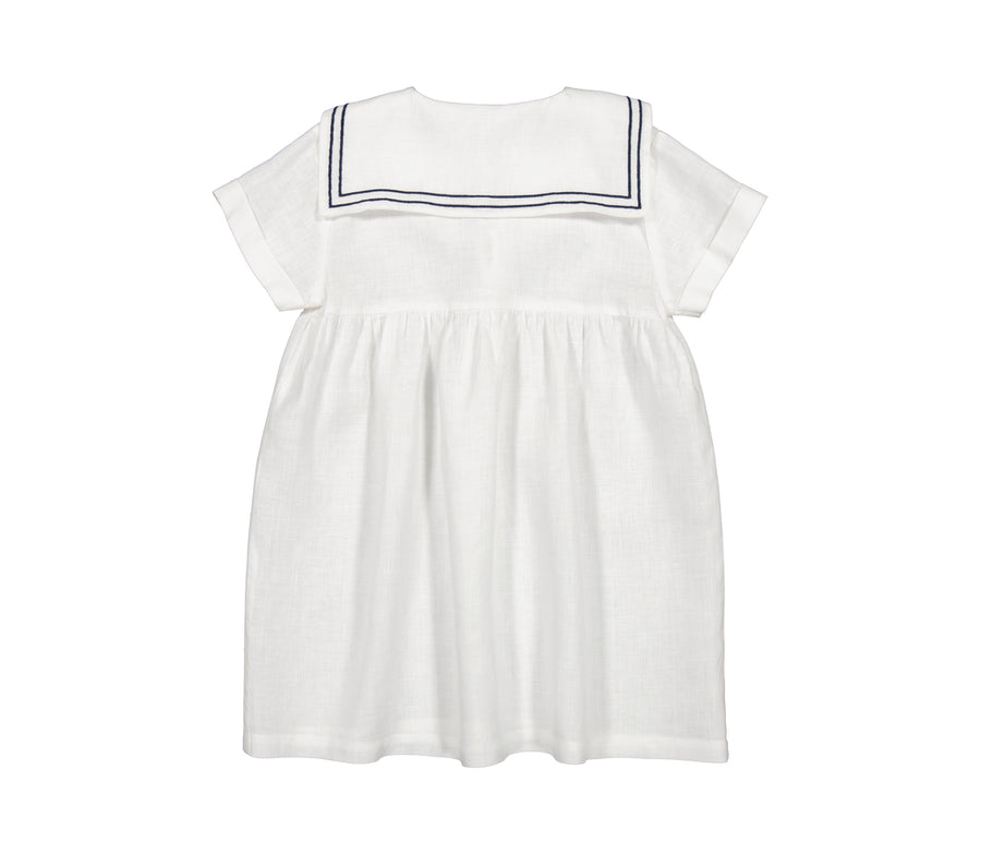 Kjóll - Dresea - Linen - White
