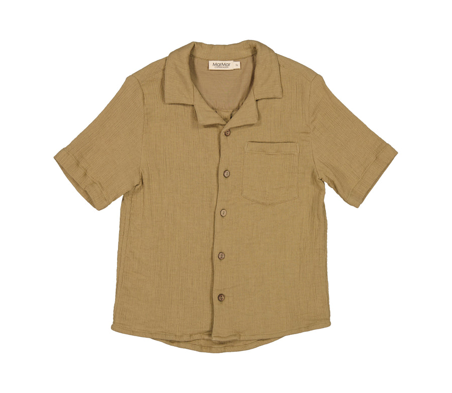 Skyrta - Tage - Linen - Dark Dijon