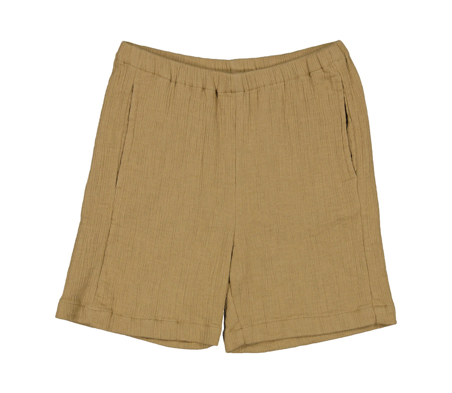 Stuttbuxur - Pal - Linen - Dark Dijon