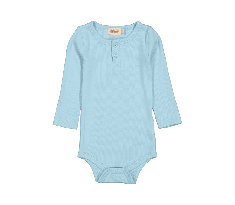 Samfella - Modal - Rib - Tölur - Heavenly Blue