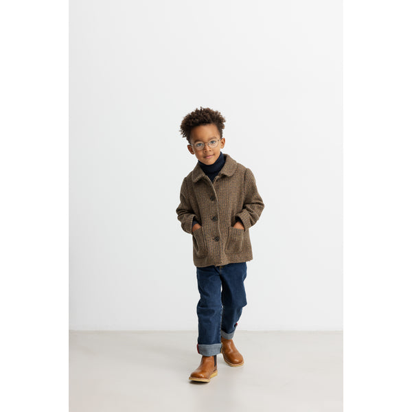 Jakki - Ull - Oval -  Earthy Check