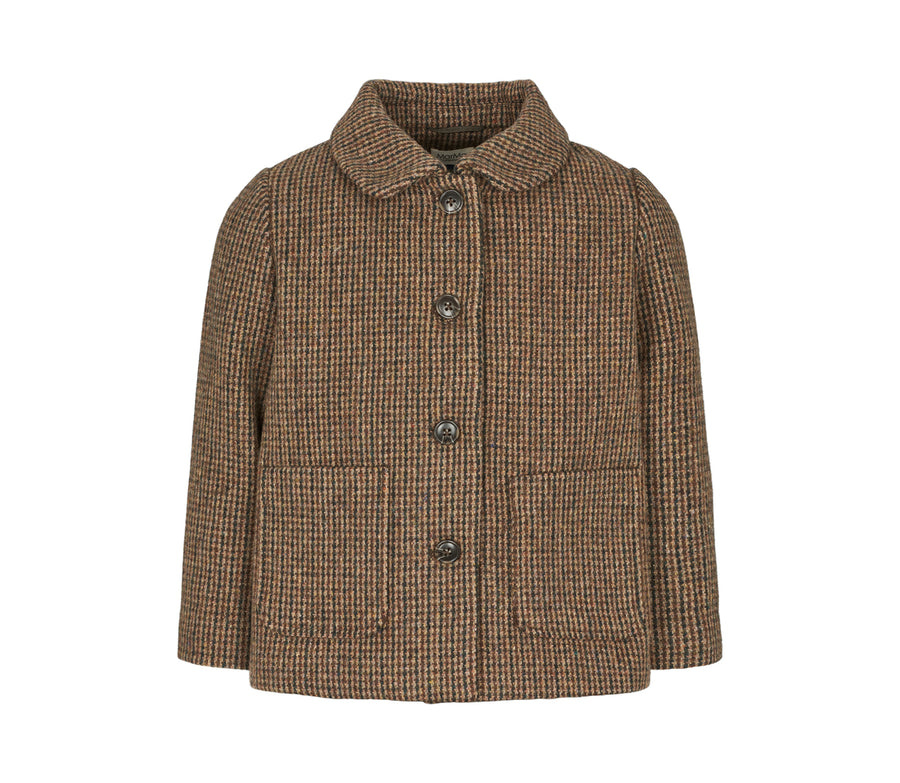Jakki - Ull - Oval -  Earthy Check
