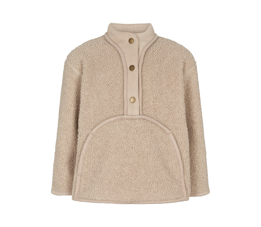 Peysa - Anorak - Teddy - Oyster Grey