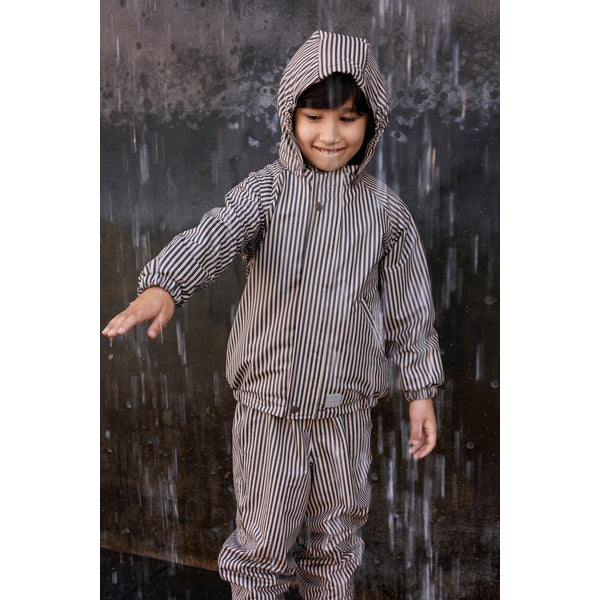 Regnföt - Oddy - Brown Stripe