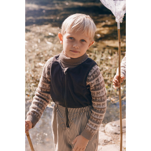 Peysa - Ull - Talmi - Terre Stripe