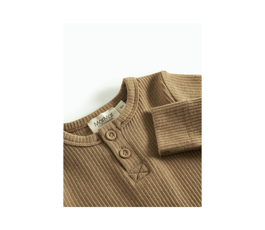 Samfella - Tölur - Rib - Dark Bronze