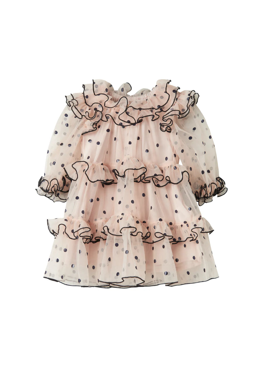 Kjóll - Dakira - Baby - Black Dots