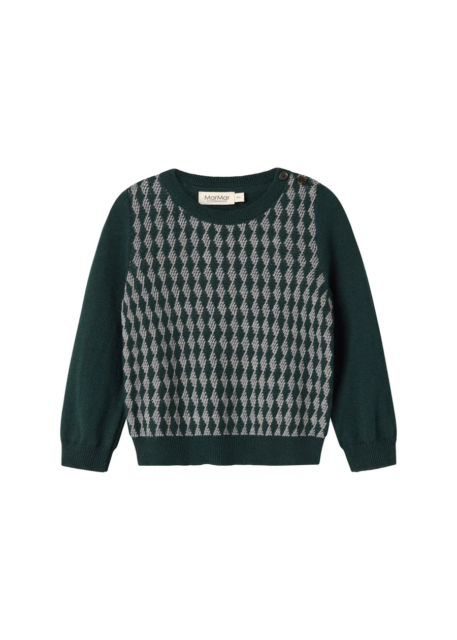 Peysa - Tano - Dark Leaf Pattern