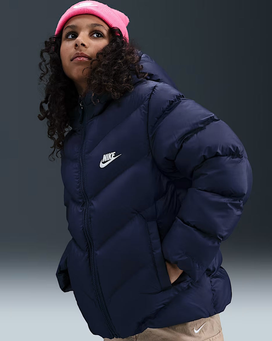 Nike - Úlpa - Sportswear All Day Play - Midnight Navy/White