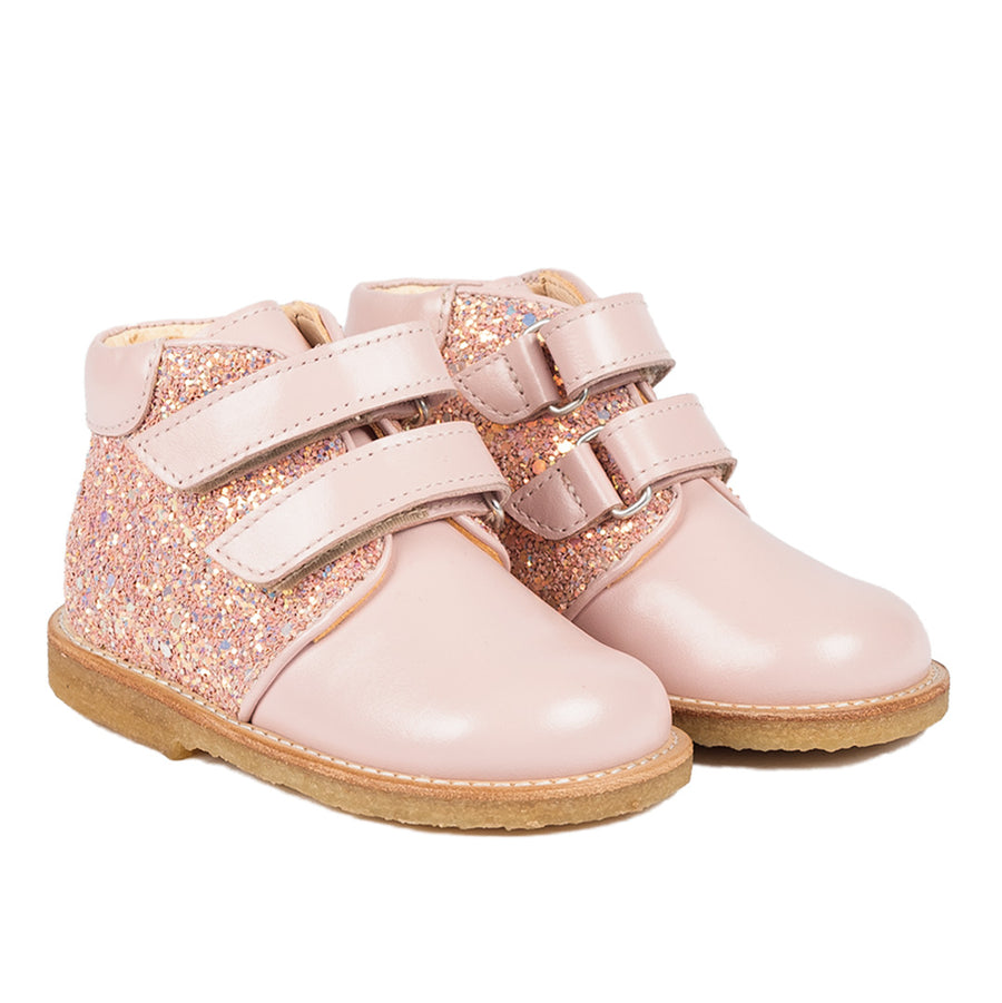 Strigaskór - Glitter - Pale Rose(19-25)