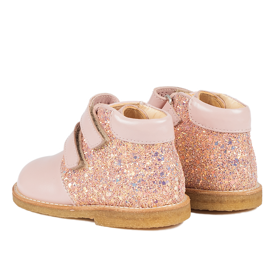 Strigaskór - Glitter - Pale Rose(19-25)