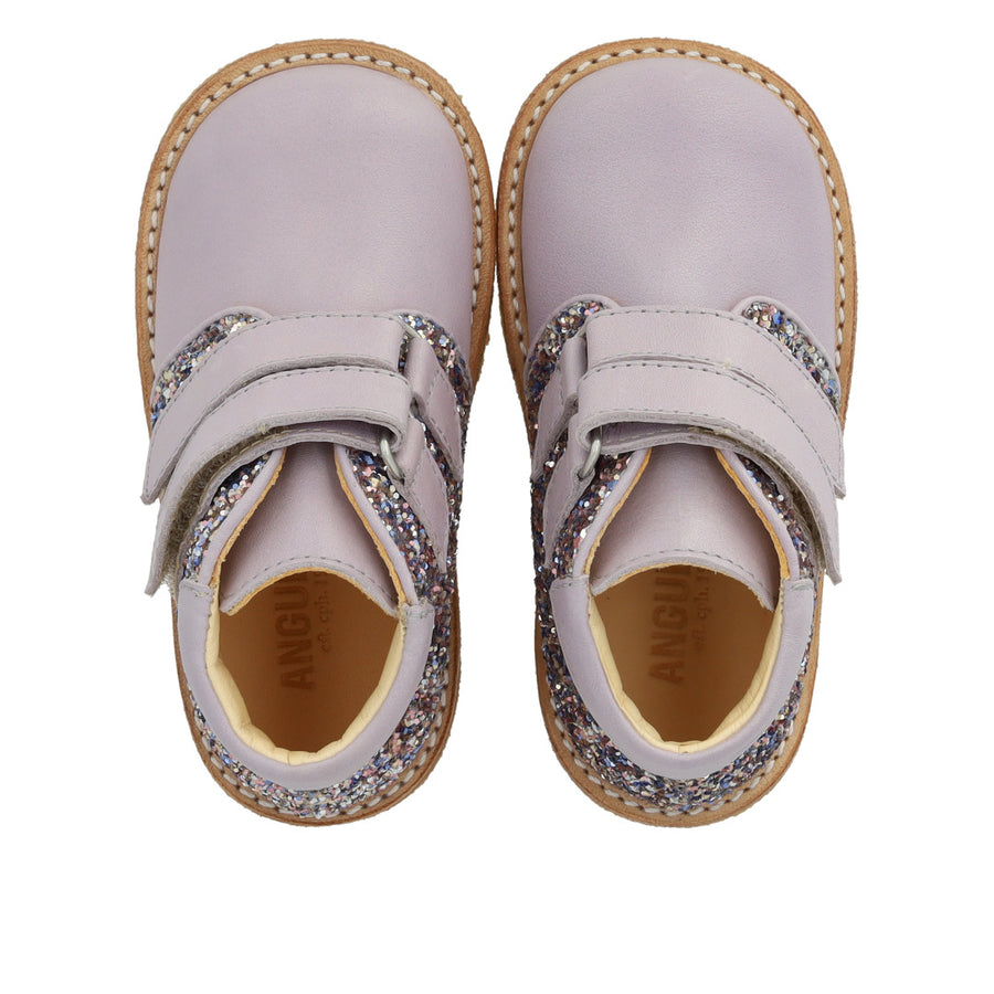 Strigaskór - Glitter - Pastel Lilac (19-25)