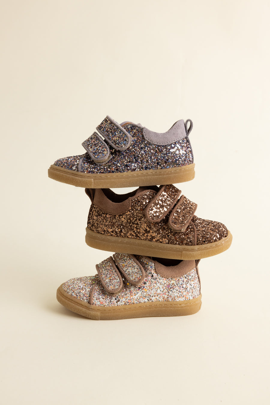Strigaskór - Glitter - Multi Sand (22-32)