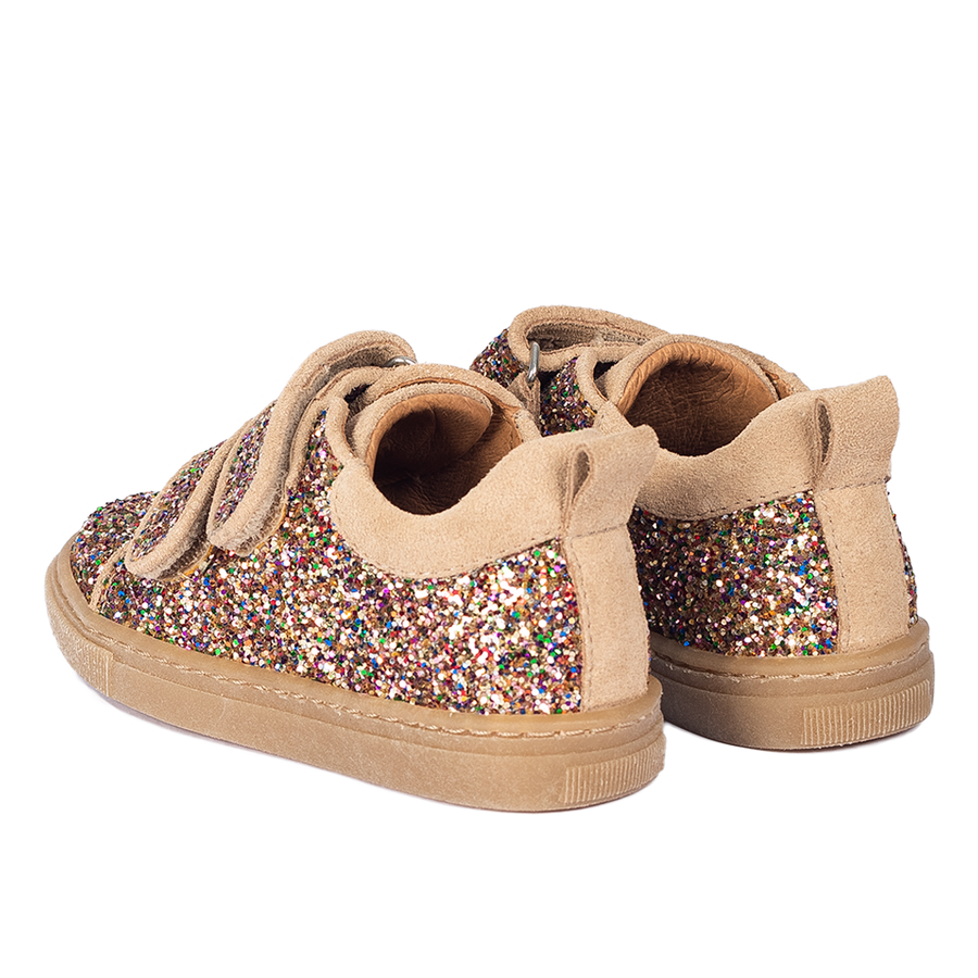 Strigaskór - Glitter - Multi Sand (22-32)