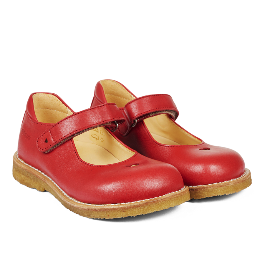 Skór - Mary Jane - Heart - Red