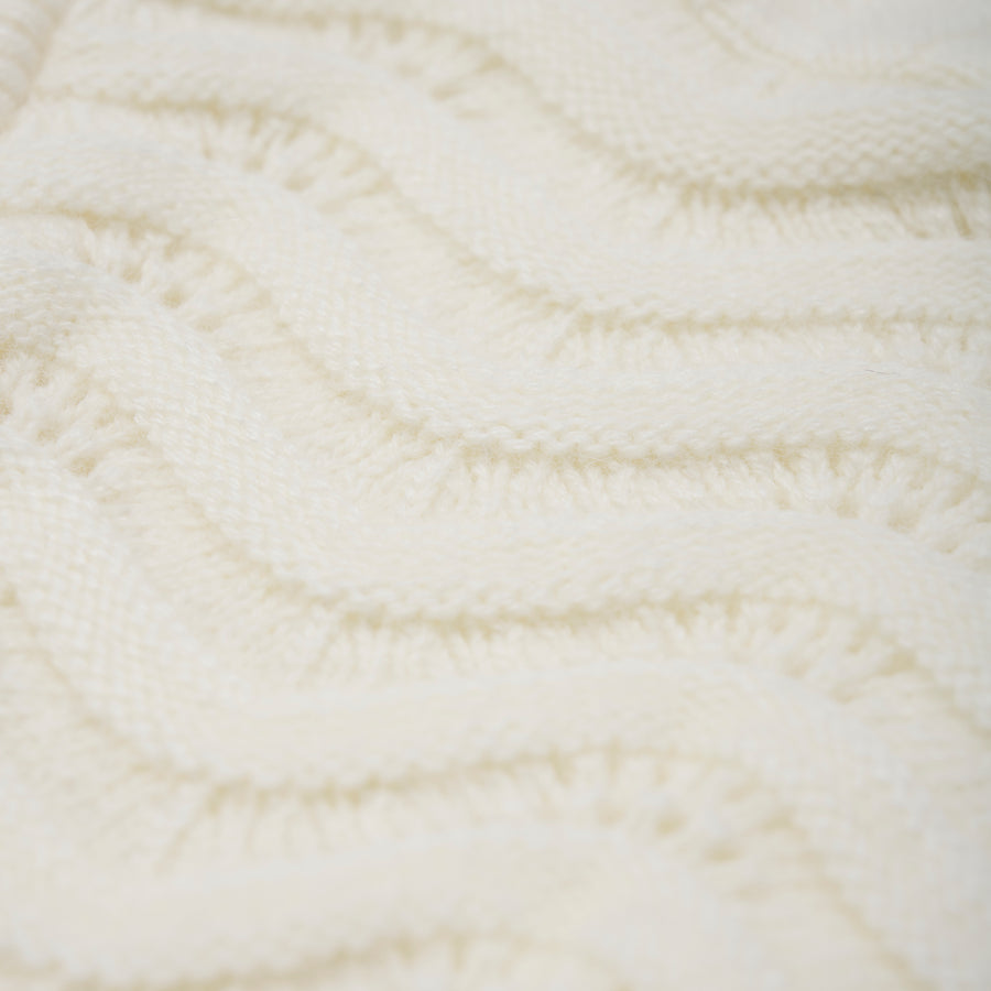 Lambhúshetta - Ull/Kasmír - Knit - Off white