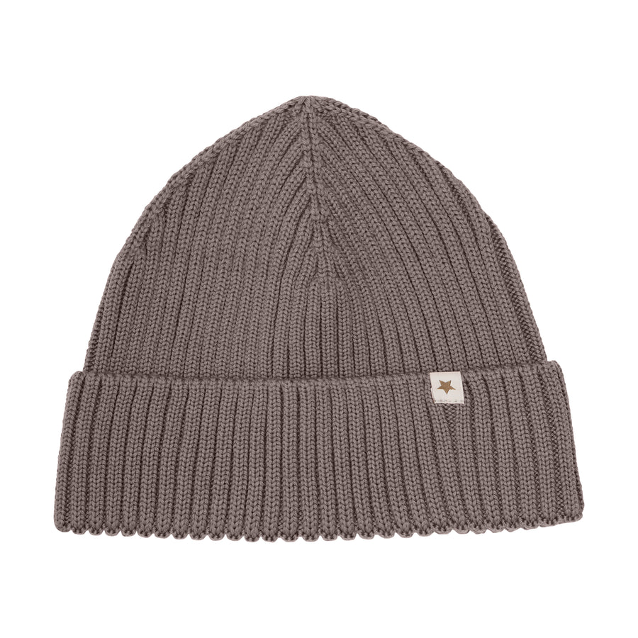 Húfa - Ull - Beanie - Brown Melange