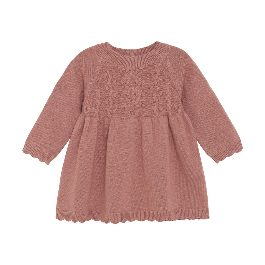 Kjóll - Baby - Knit - UIl - Burlwood