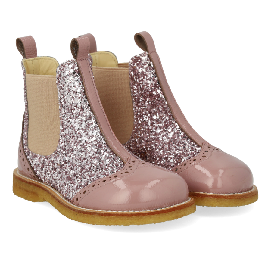 Skór - Chelsea - Glitter -  Faded Rose/Rose - Kemur í lok október