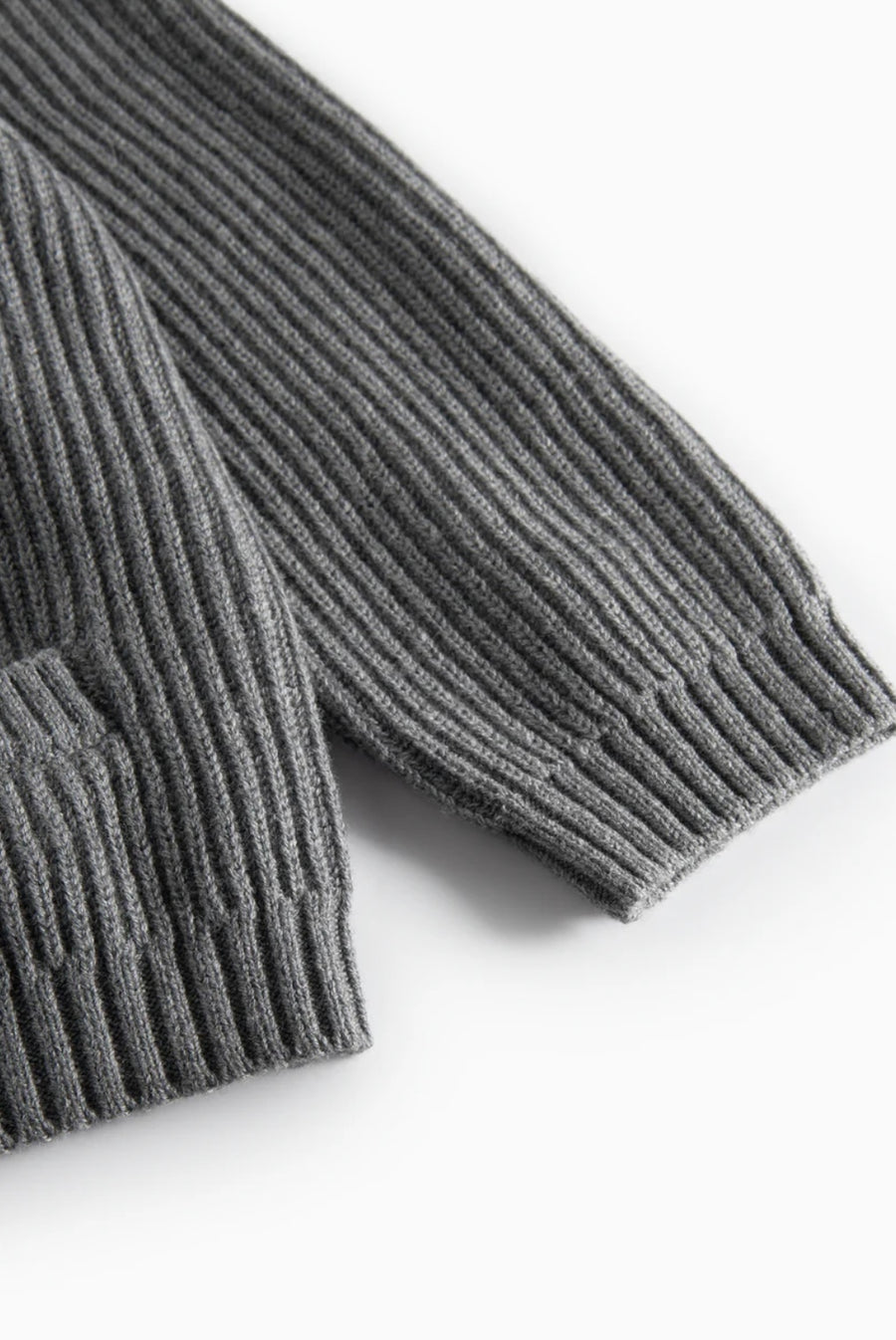 Peysa - Hneppt - Tarono - Ull - Grey Melange