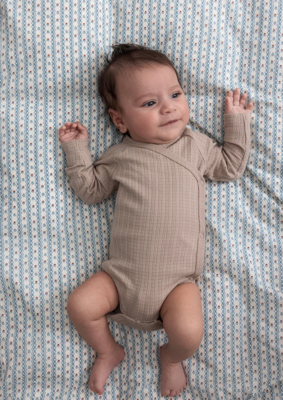 Rúmföt - Baby - Floral Stripe(70x100cm)