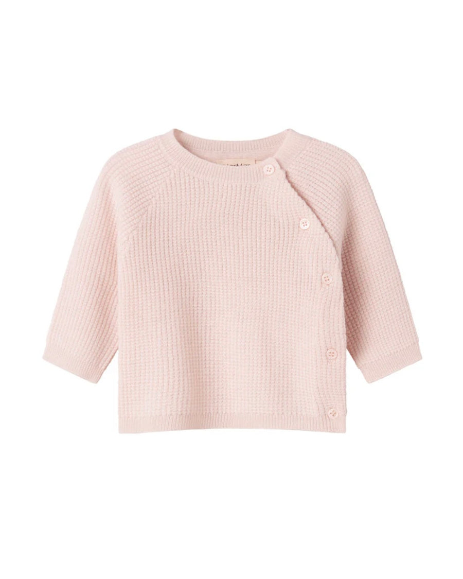 Peysa - Toll - Merino - Waffle - Rose Quartz