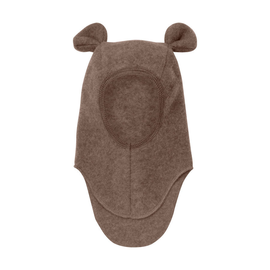 Lambhúshetta - Teddy eyru - Ull - Brown Melange
