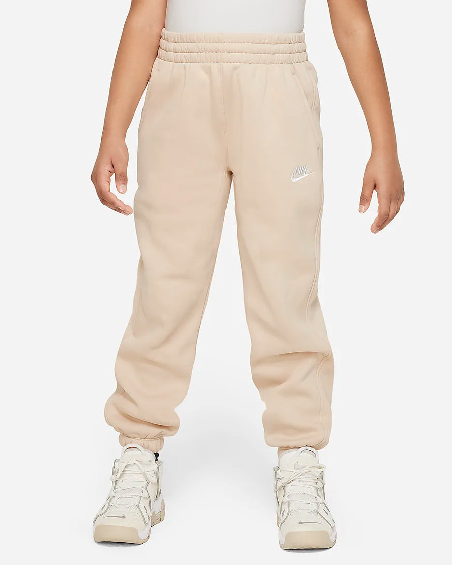 Nike Club buxur loose fit - Sanddrift/white