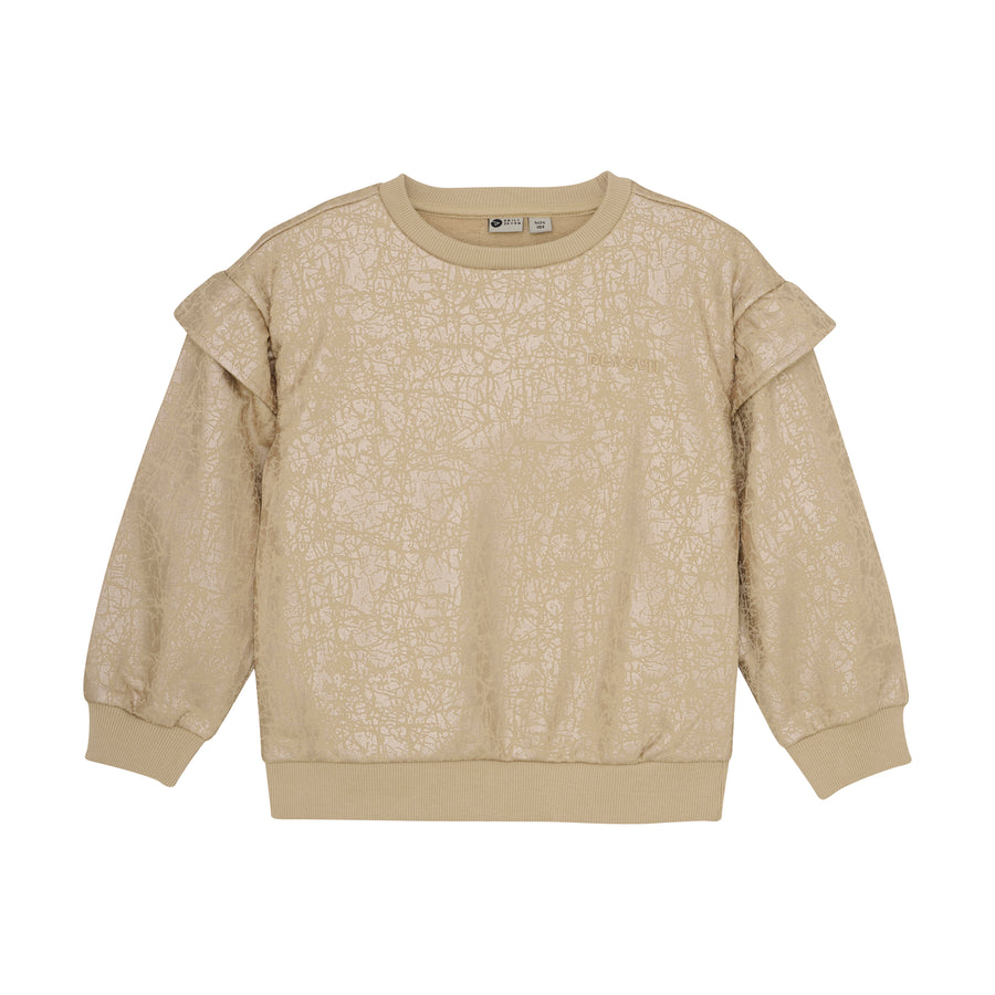 Peysa - Ruffle - Latte Sand