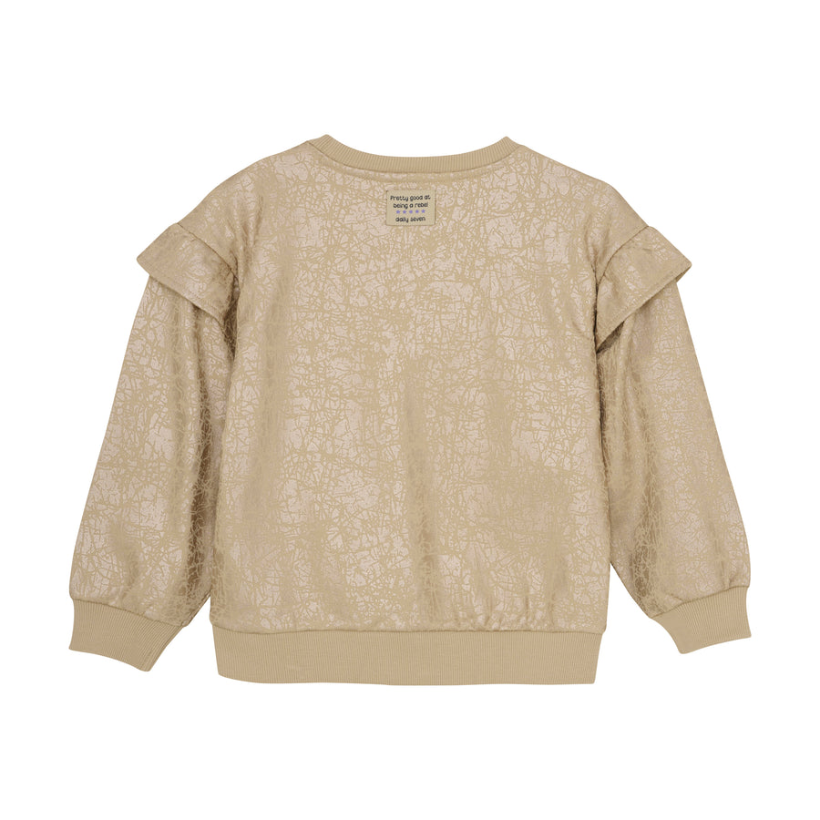 Peysa - Ruffle - Latte Sand