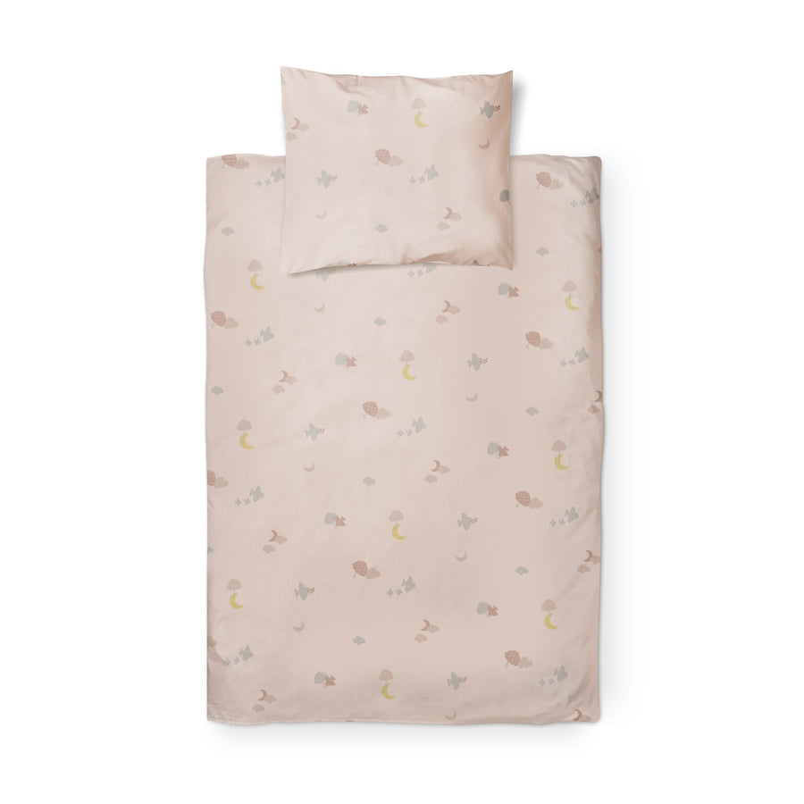 Rúmföt - Mooboon - Baby - Over The Moon Rose - Forpöntun miðjan okt
