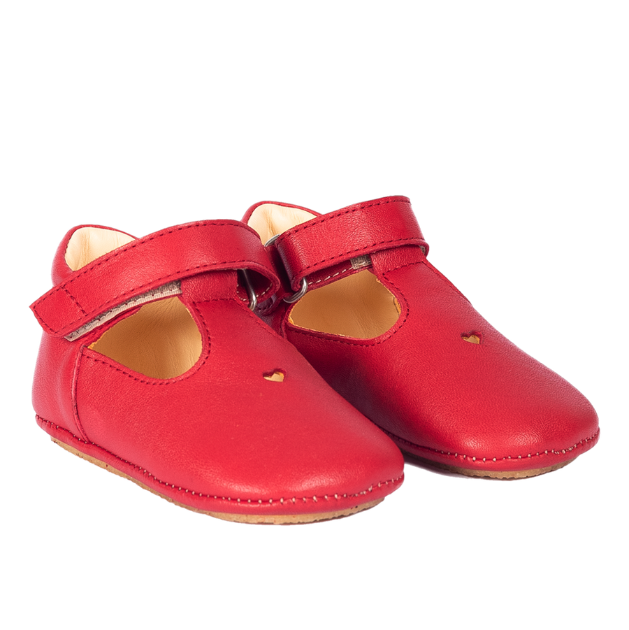 Skór - Prewalker - Heart - Red (18-23)