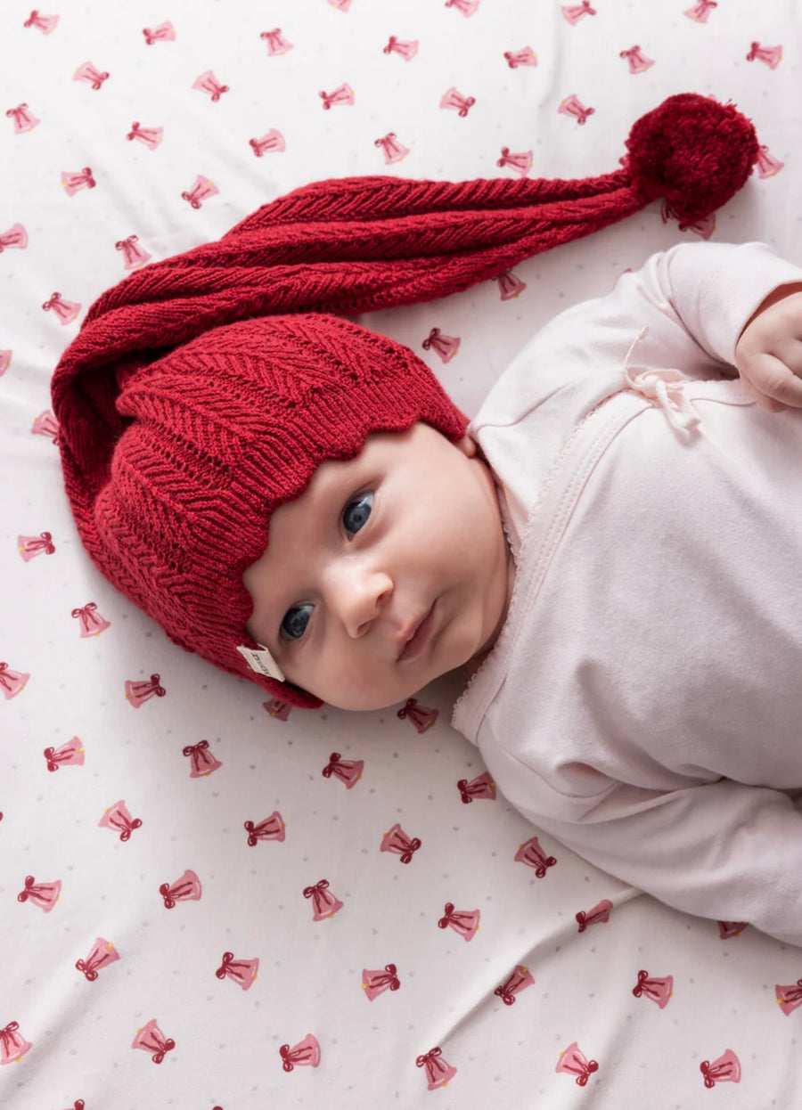 Húfa - Jóla - Alfen - Hibiscus Red