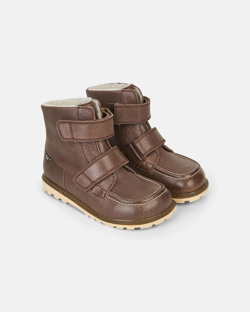 Kuldaskór - Terry - Leather - Dark Brown (25-35)